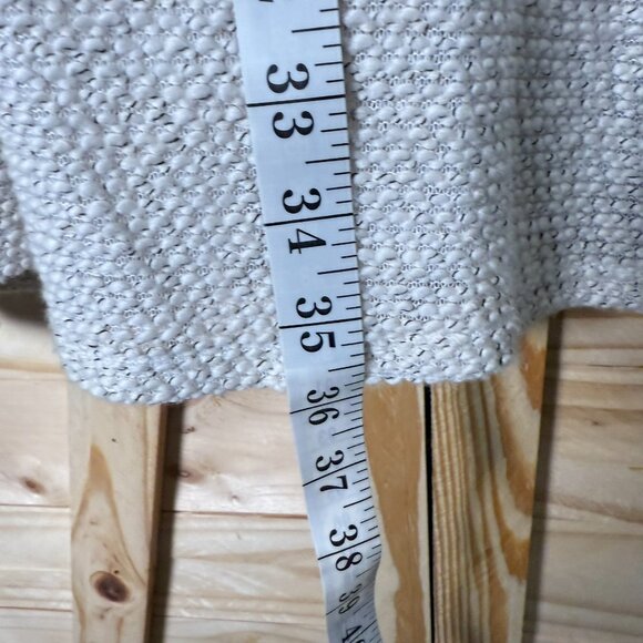 Extra Large, Cream Colored, Soft Knitted, Tunic Dress - Picture 6 of 8